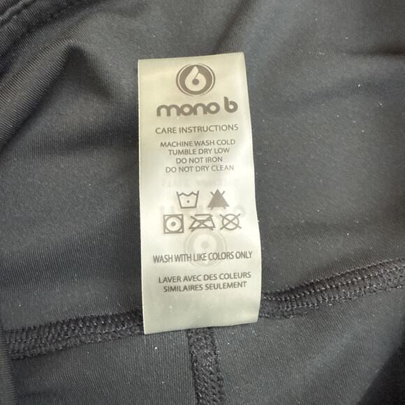 Mono B Womens High Waist Stars And Stripes Athletic Leggings SM Style‎ APH 2392 - Picture 5 of 7